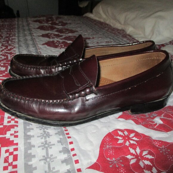WEEJUNS MENS PENNY LOAFERS SIZE 10.5, Color: Burgandy G.H. BASS - Picture 2 of 7